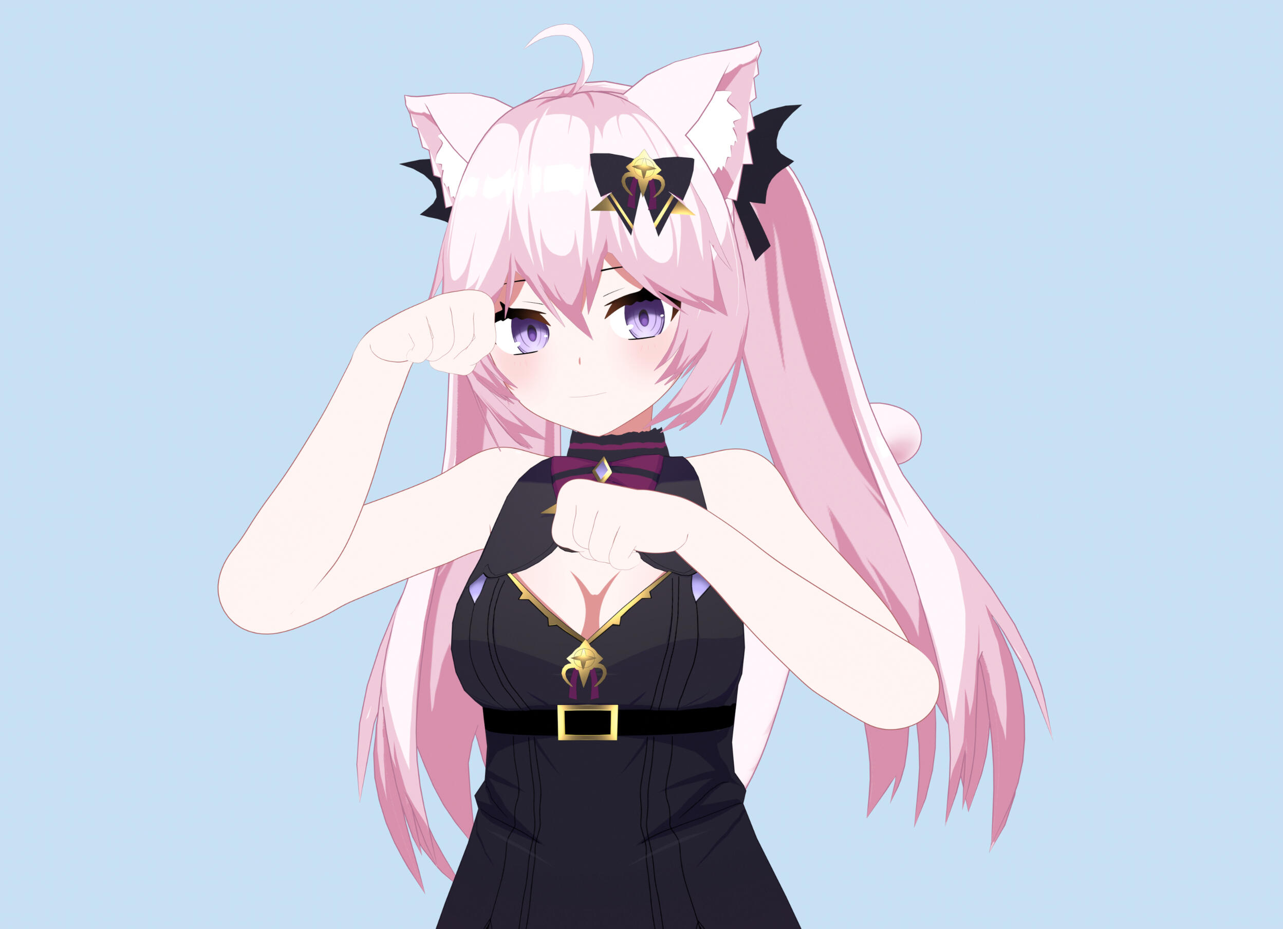 Nyatasha Nyanners 3D Model Render